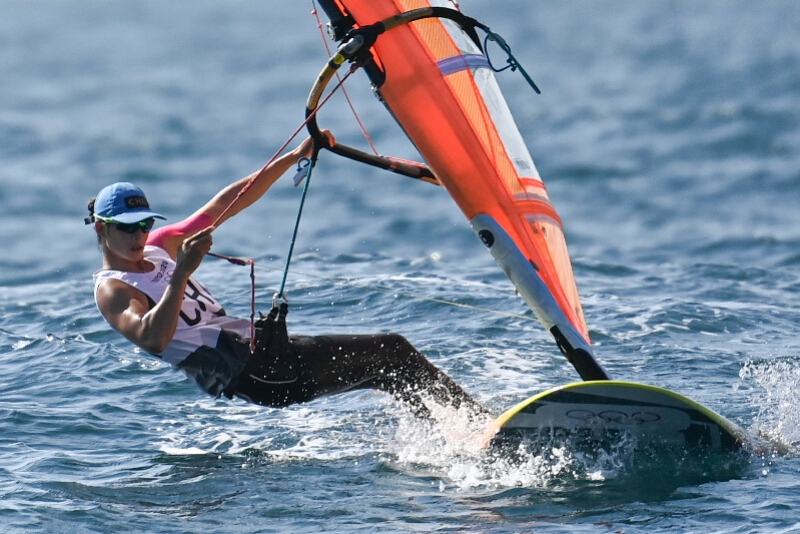 金 卢云秀勇夺女子帆板奥运冠军