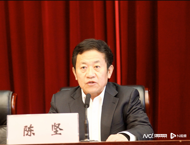 资料图卸任云南省大理州委书记满一周年之际,陈坚被查.