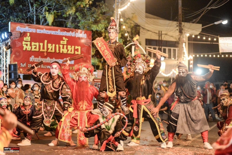 泰国艺术节上演英歌后棚“打布马”！当地华裔家族传承百余年