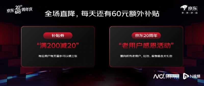 投入力度最大618：京东价格直降+补贴，新设百亿补贴日