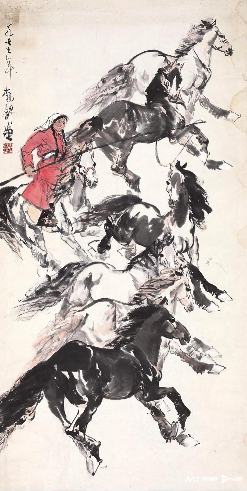 他是徐悲鸿先生的关门弟子,中国画重要的坚守者和开拓者