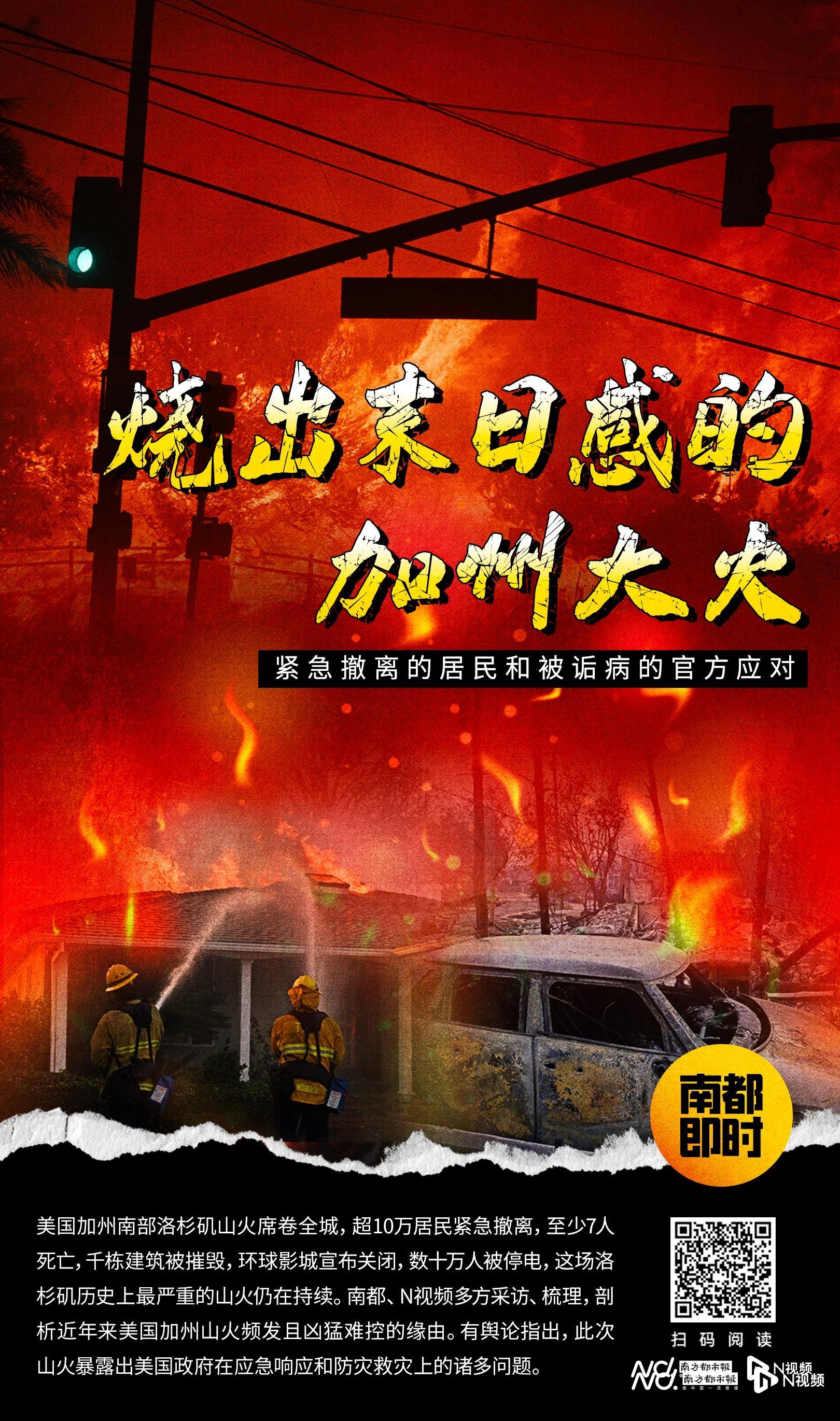 1.10南都海报集｜美国加州大火，烧出末日感