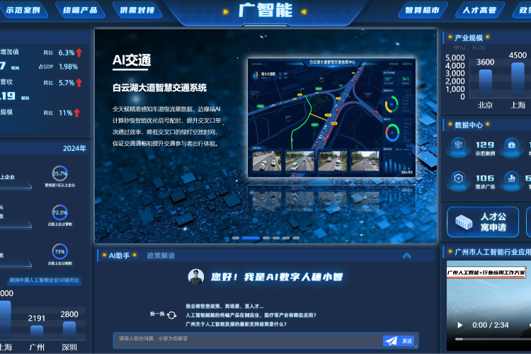 破解人工智能技术场景对接障碍，广州推出“广智能”平台