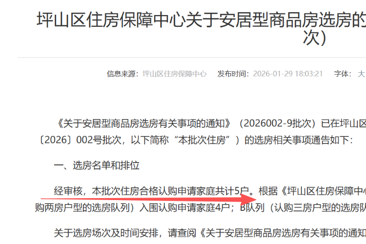 16户1101套房，深圳一安居房项目将再次降低申请门槛